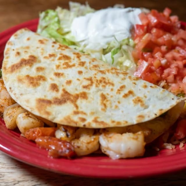 Quesadilla Rellena Shrimp.