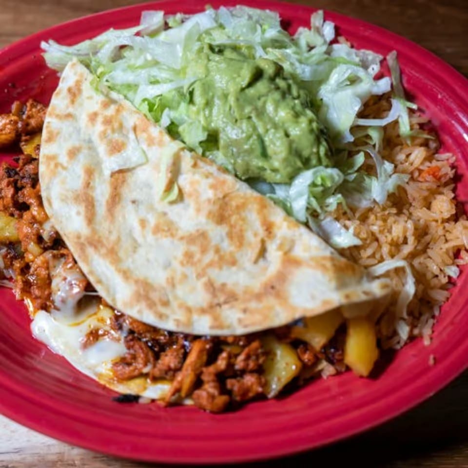 Quesadilla Al Pastor.
