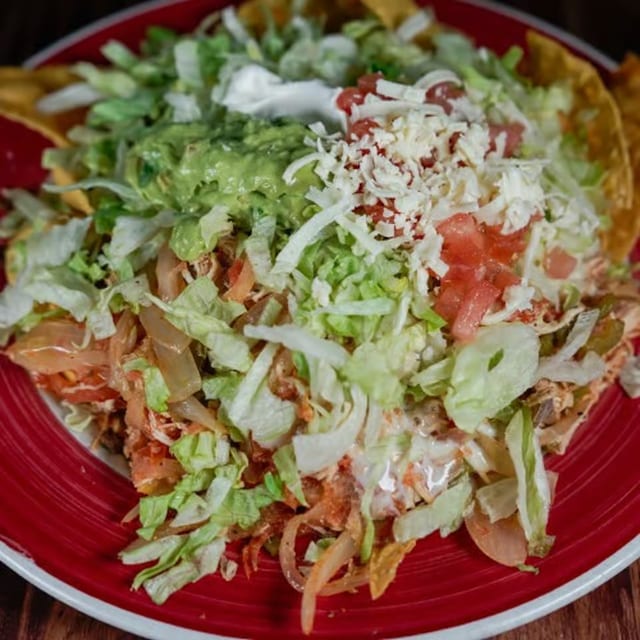 Nachos with Chicken.
